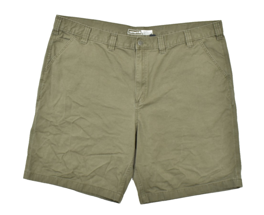 Carhartt Men's Relaxed Fit Bermuda Chino Shorts Green Size 46 Cotton 102514 217